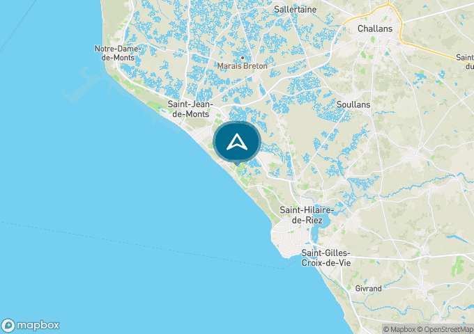 Localisez le camping sur la carte